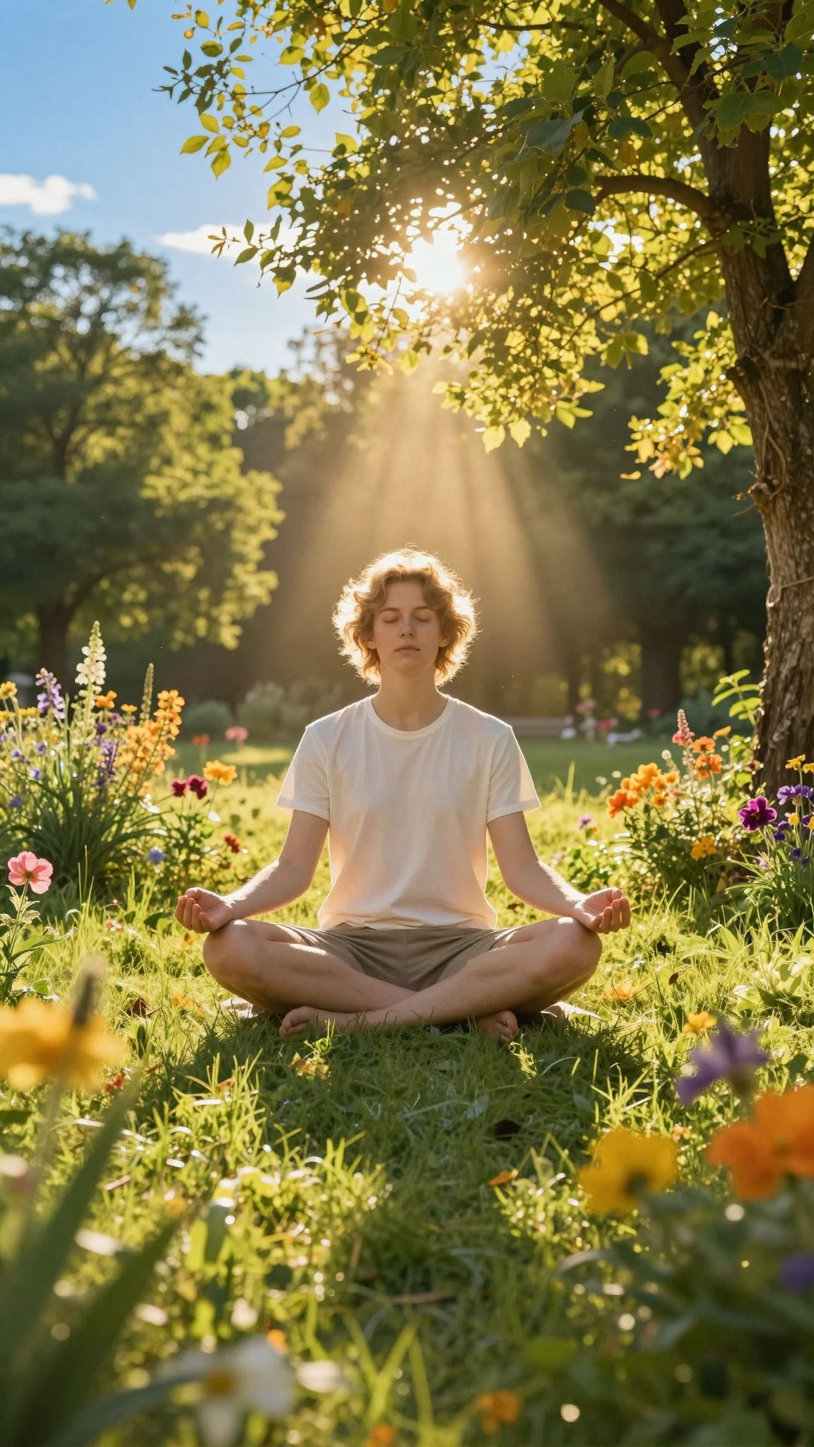 Az aranyfény meditáció segít a belső béke elérésében.