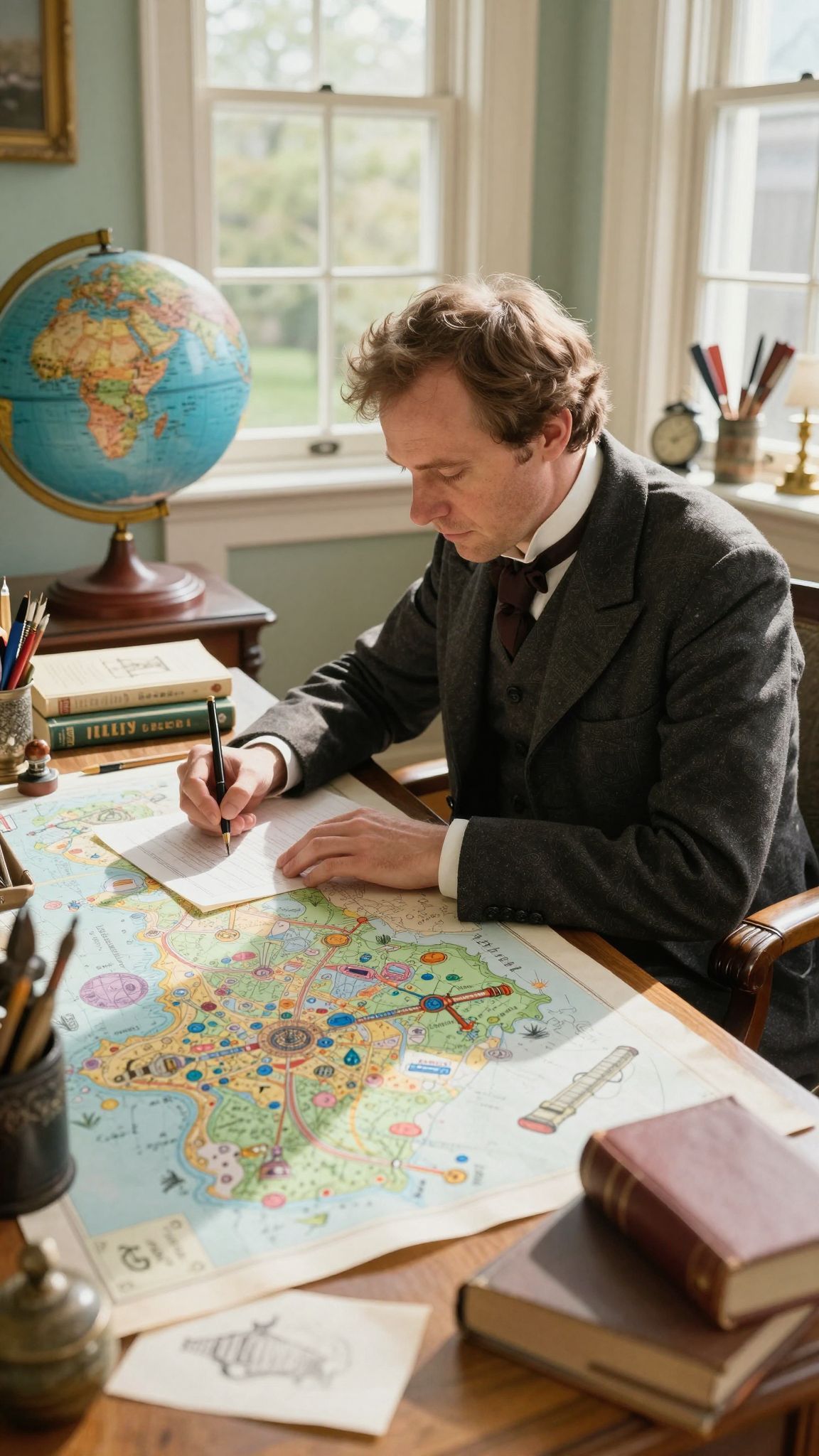 Jules Verne precíz írásmódja a tudományos mánia vonzásában gyökerezett.