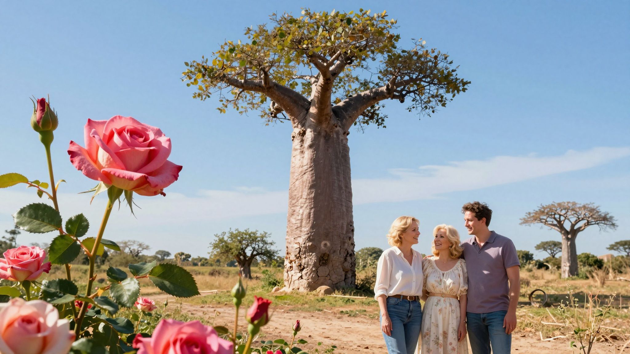 A rózsa törékeny, a baobab erős, de különböző.