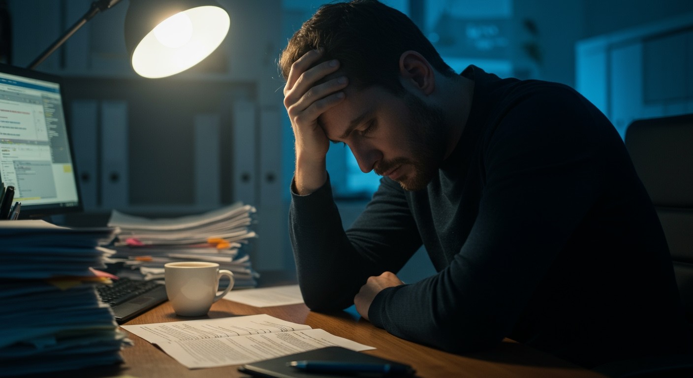 A stressz fokozza a mentális kimerültség érzését.