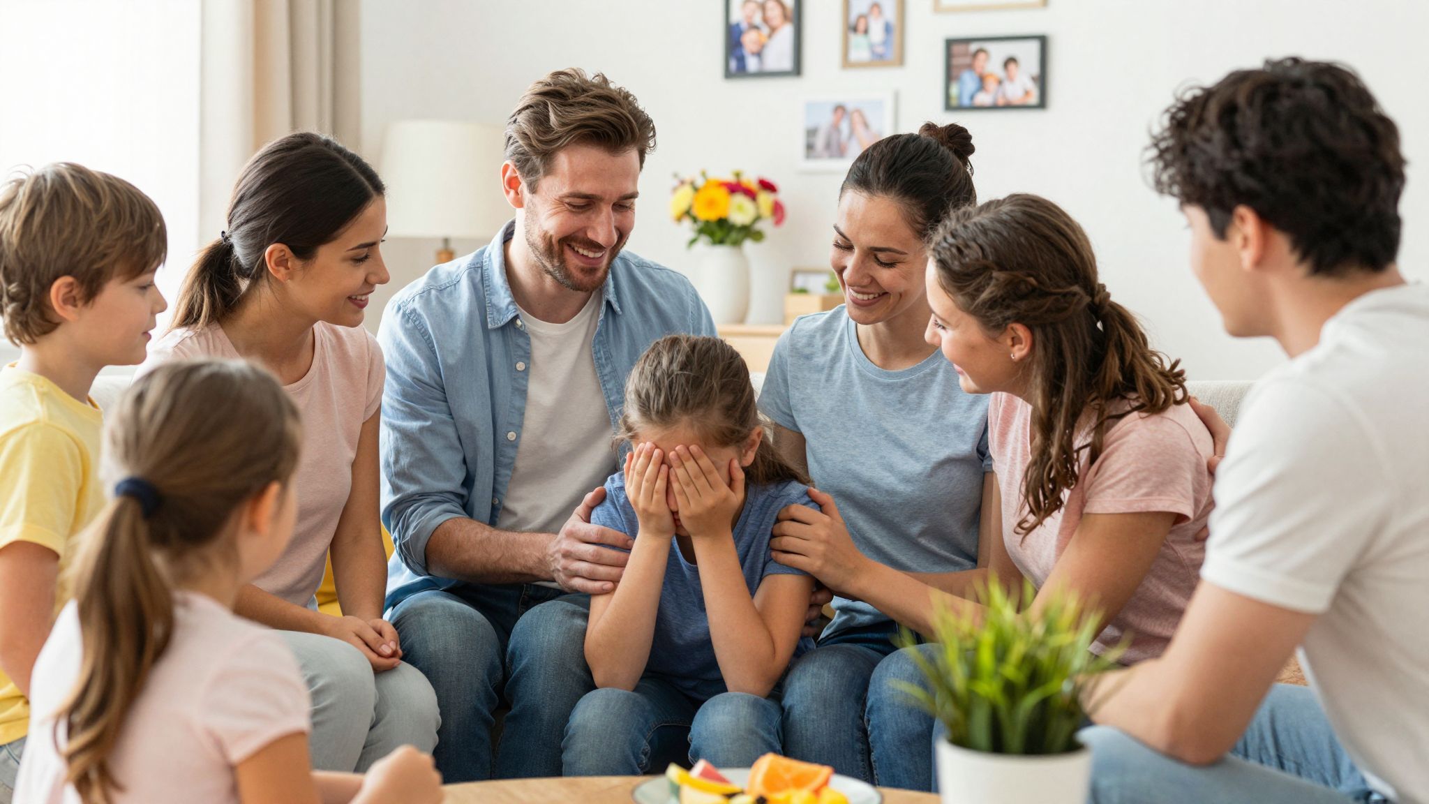 A szülők támogató hozzáállása segíti a gyermek gyógyulását.