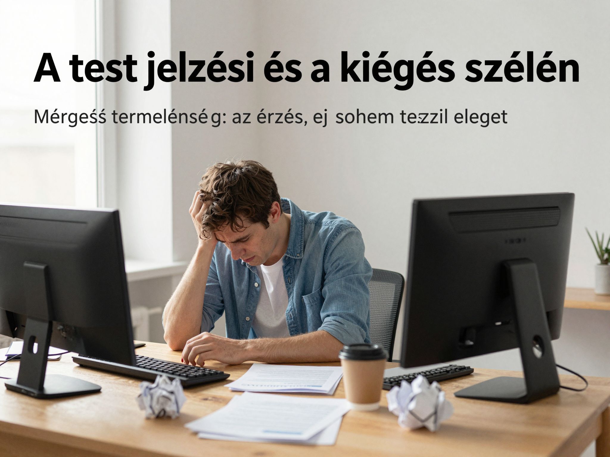 A kiégés jelei közé tartozik a folyamatos fáradtság.