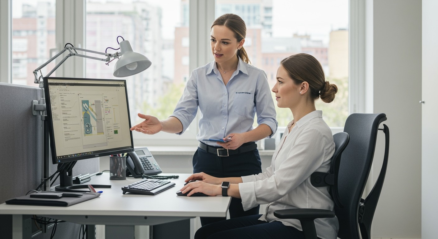 A helyes testtartás csökkentheti a cervikogén fejfájást.