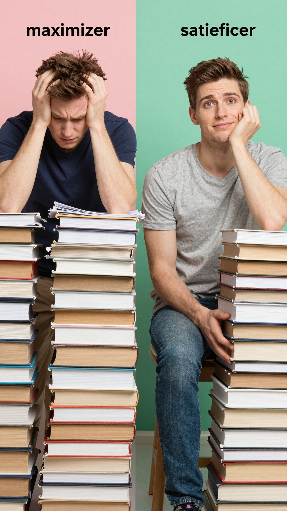 A maximáló stratégiák gyakran magasabb stresszhez vezetnek.