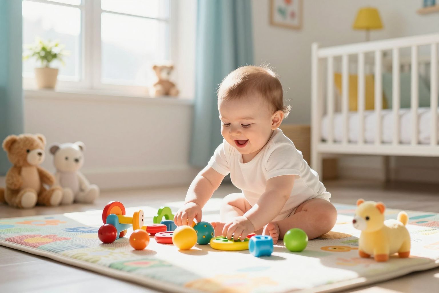 A csecsemők alvási mintázatai hatással vannak fejlődésükre.