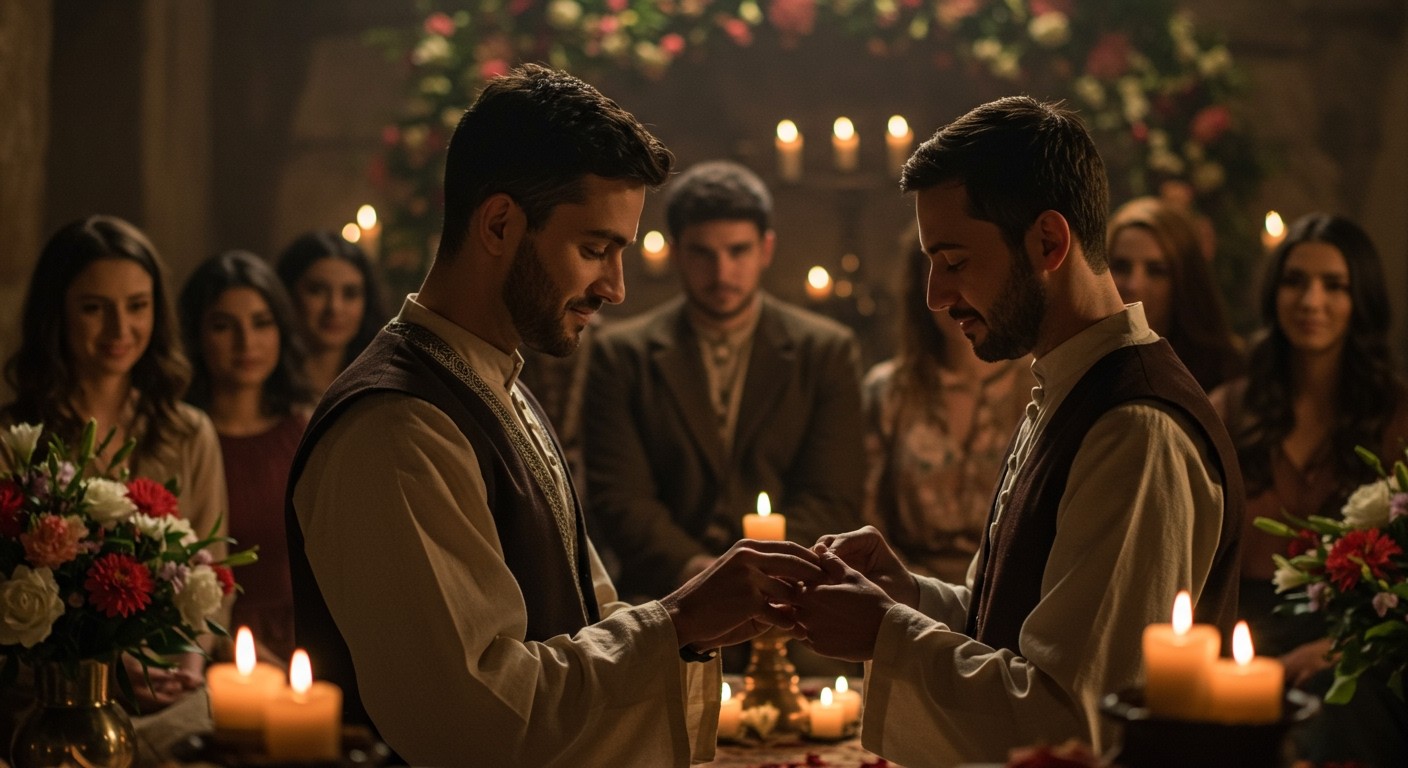 Az adelphopoia a szoros barátság és szolidaritás szertartása.