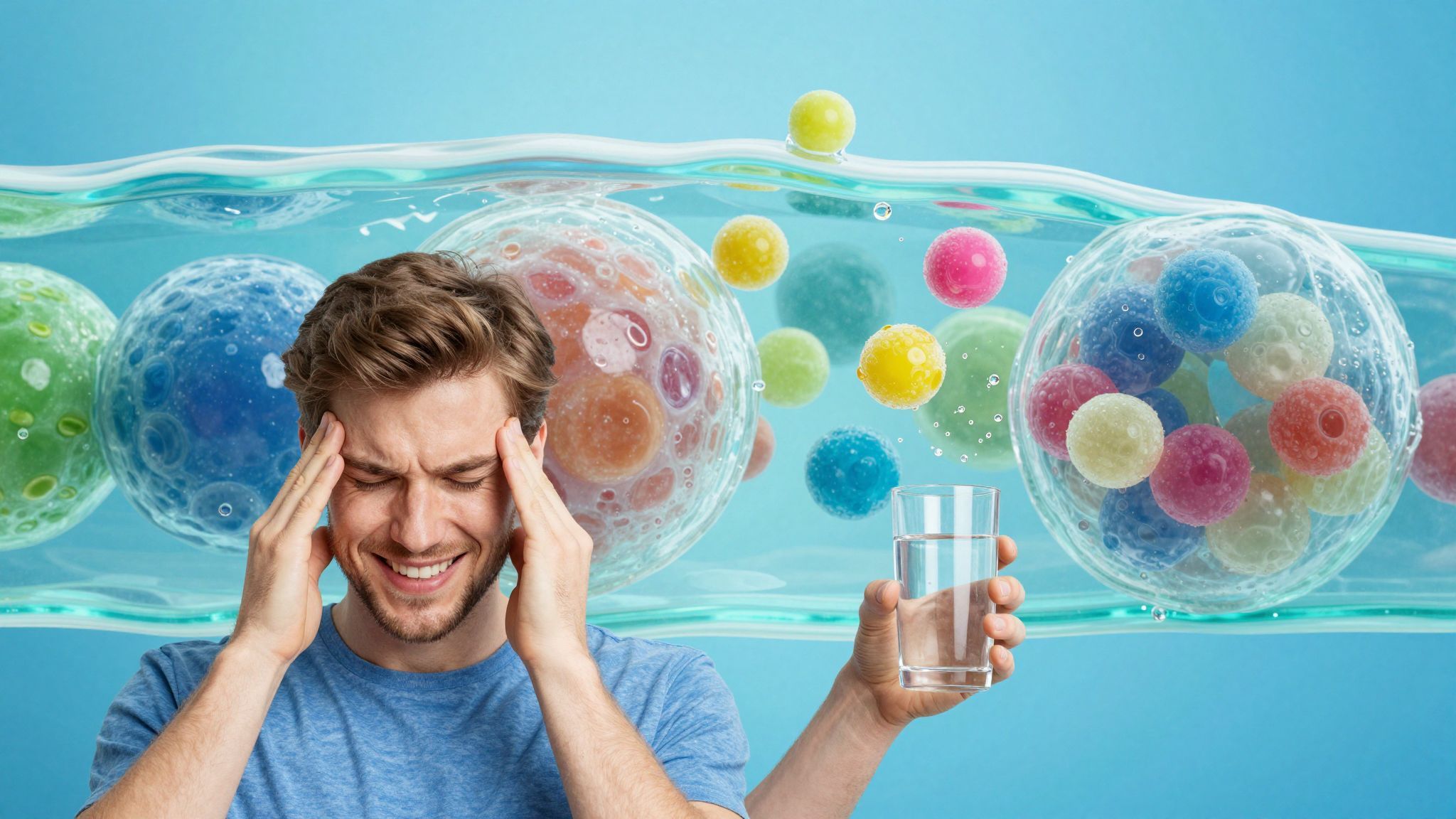 Az elektrolitok kiegyensúlyozottsága elengedhetetlen a sejtműködéshez.