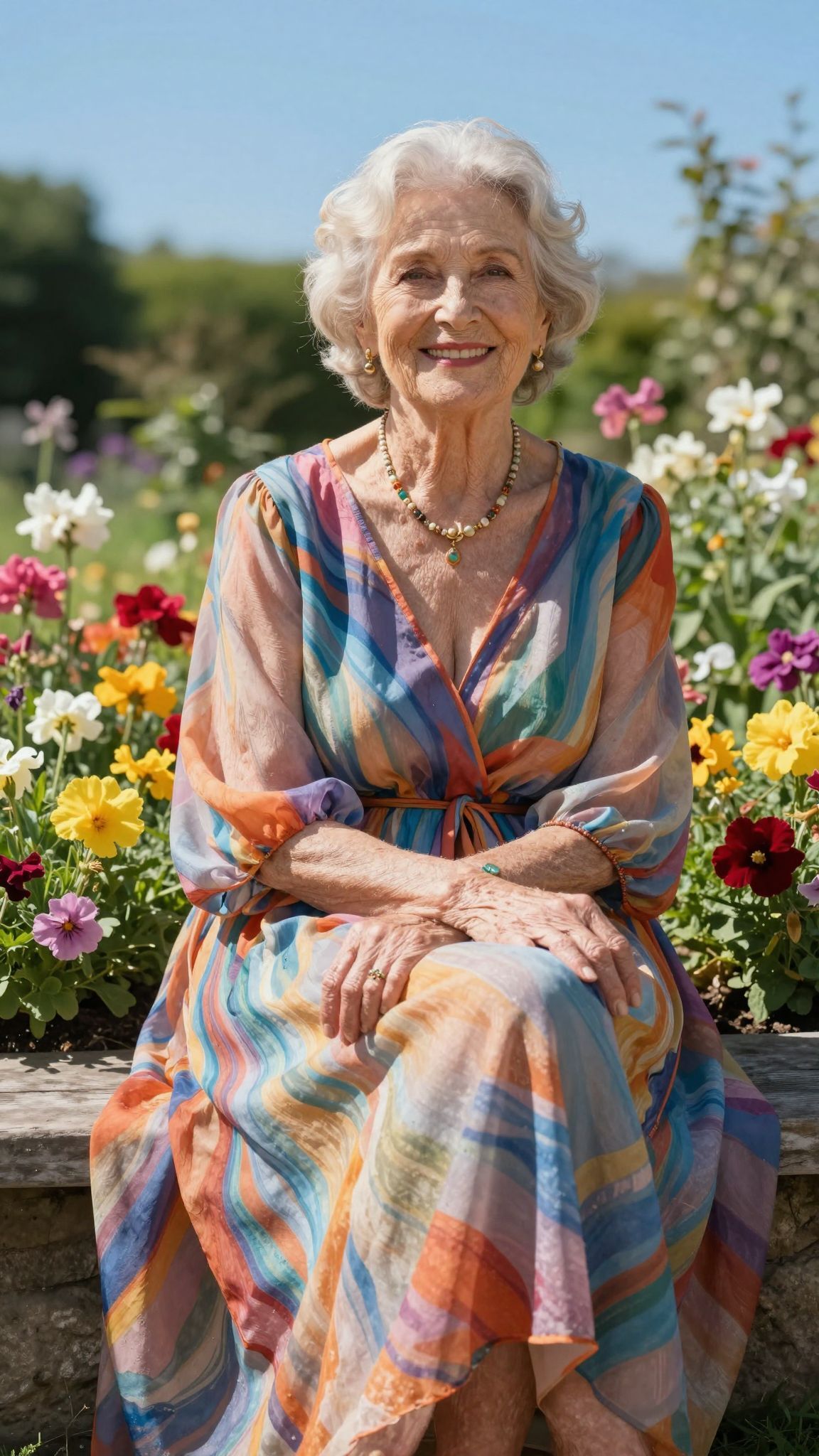 Az öregedés a tapasztalat és a belső szépség kivirágzása.