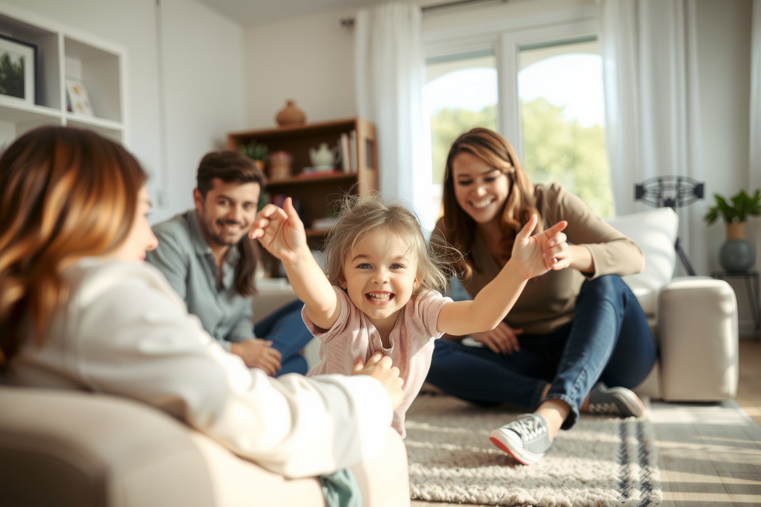 Az unokahúg és unokaöcs a család jövőjének élő záloga.