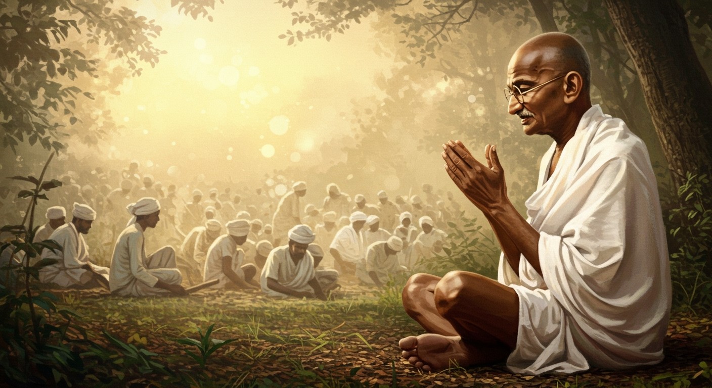 Gandhi szerint a cselekvés kulcsa a belső erő.