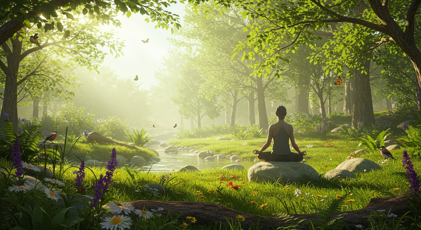 A természetben való időtöltés csökkenti a stresszt és erősít.