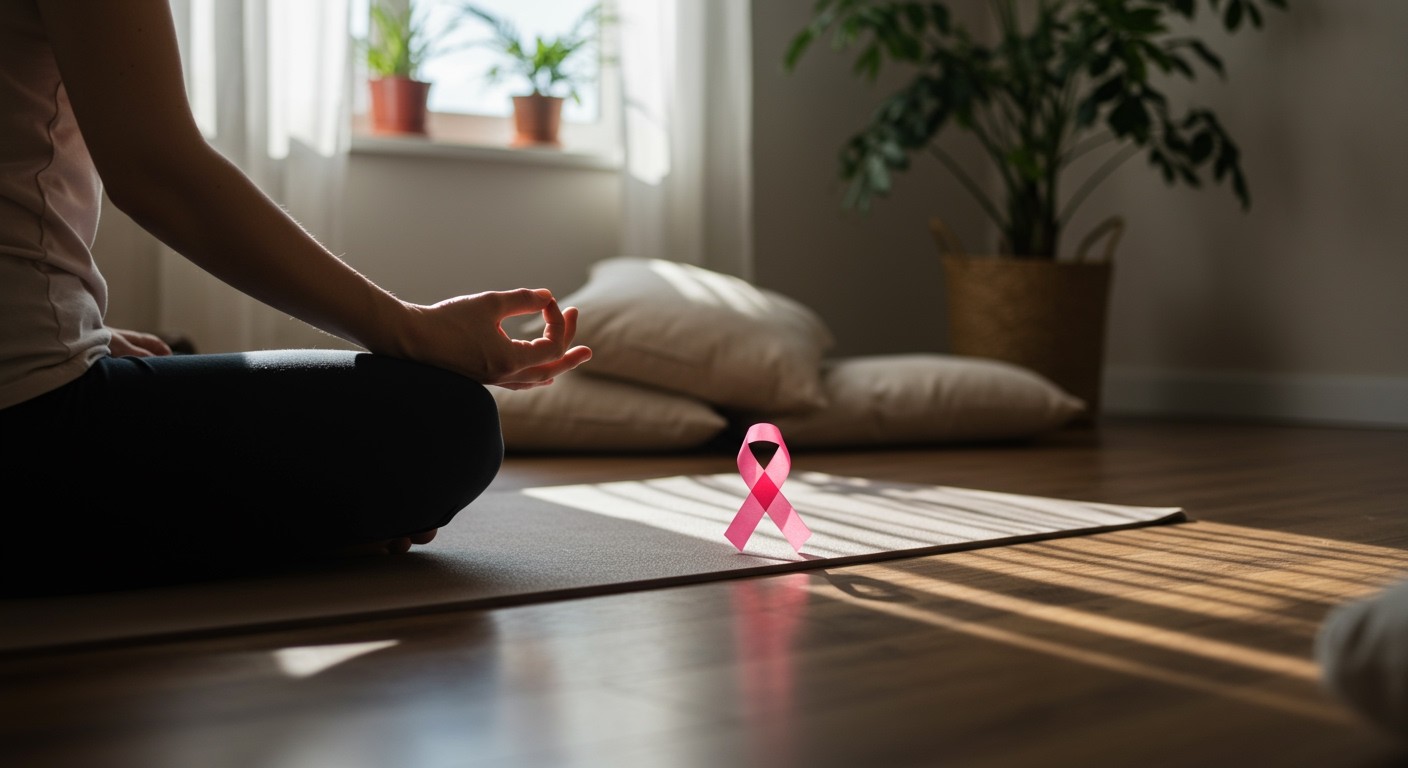 A meditáció segíti a stressz csökkentését és a gyógyulást.