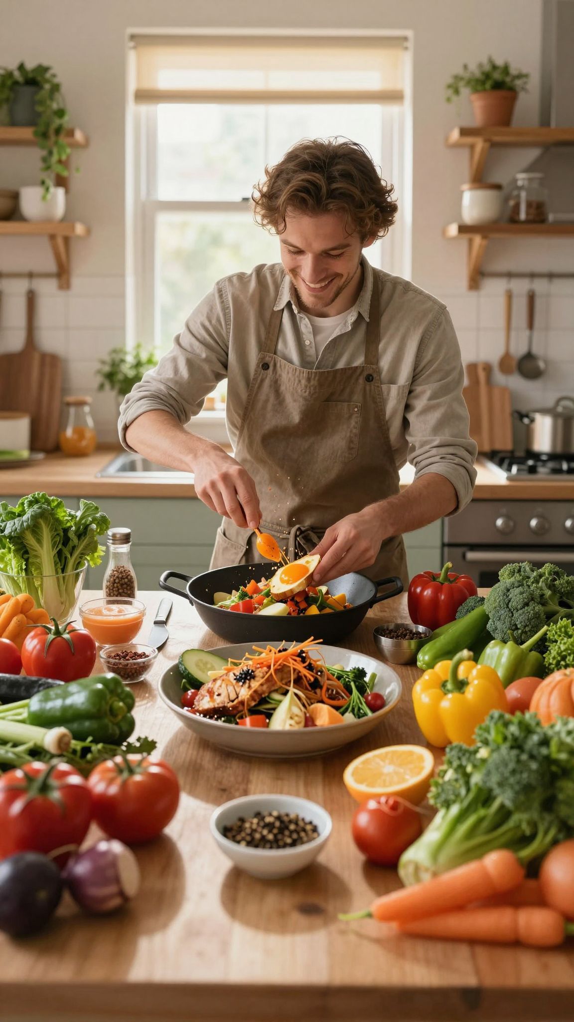 A főzés az érzelmek és kreativitás kifejeződése.