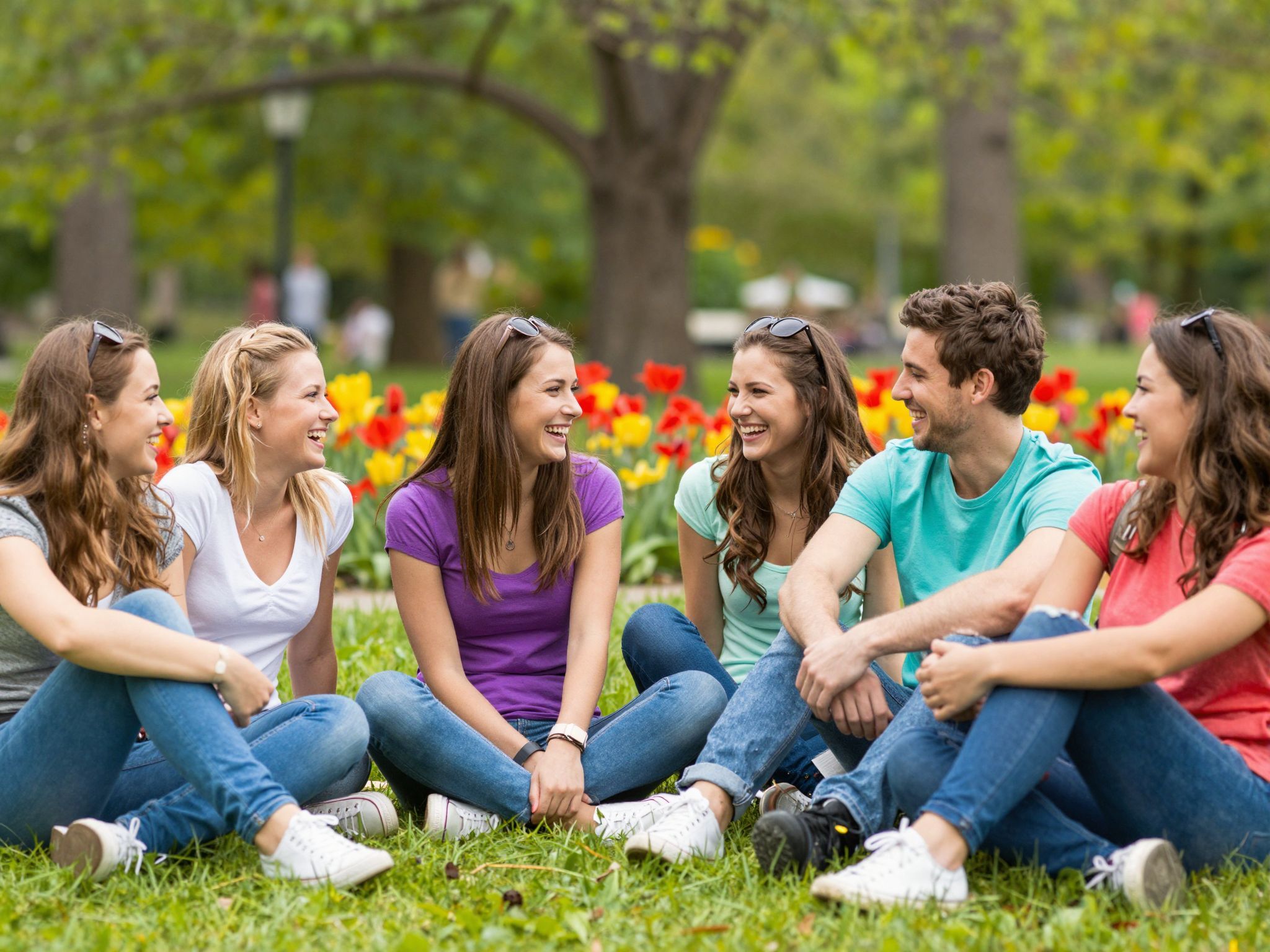 A humor segít oldani a feszültséget baráti beszélgetésekben.