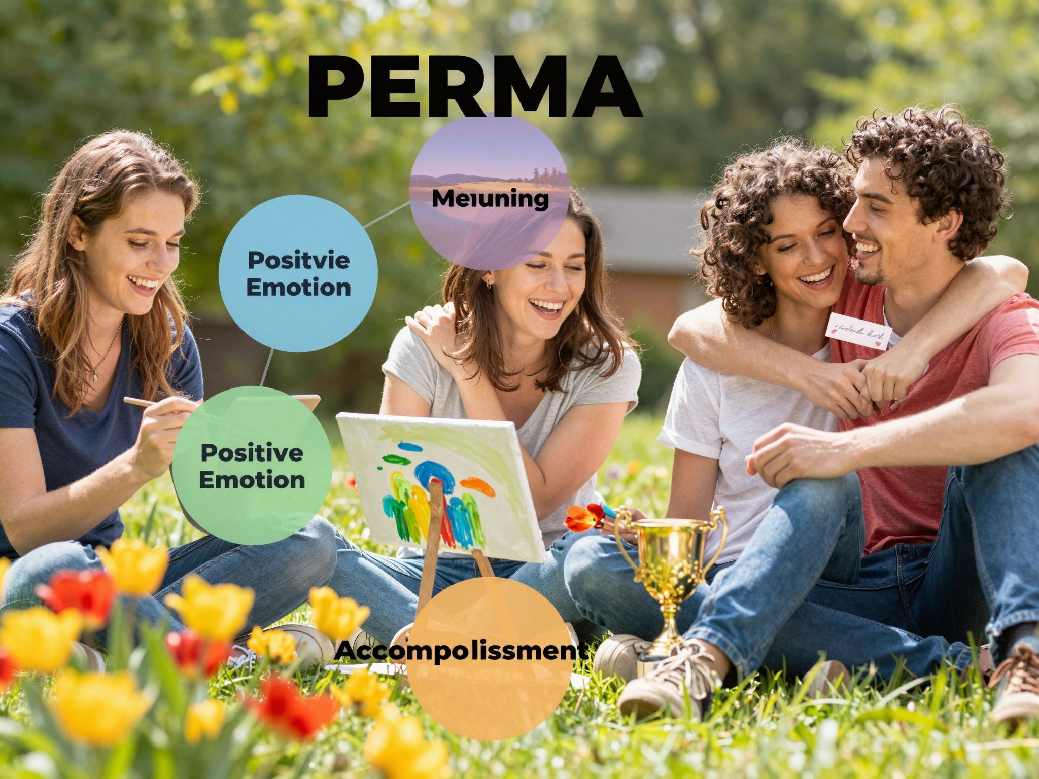 A karaktererősségek fokozzák a jólétet a PERMA-n belül.