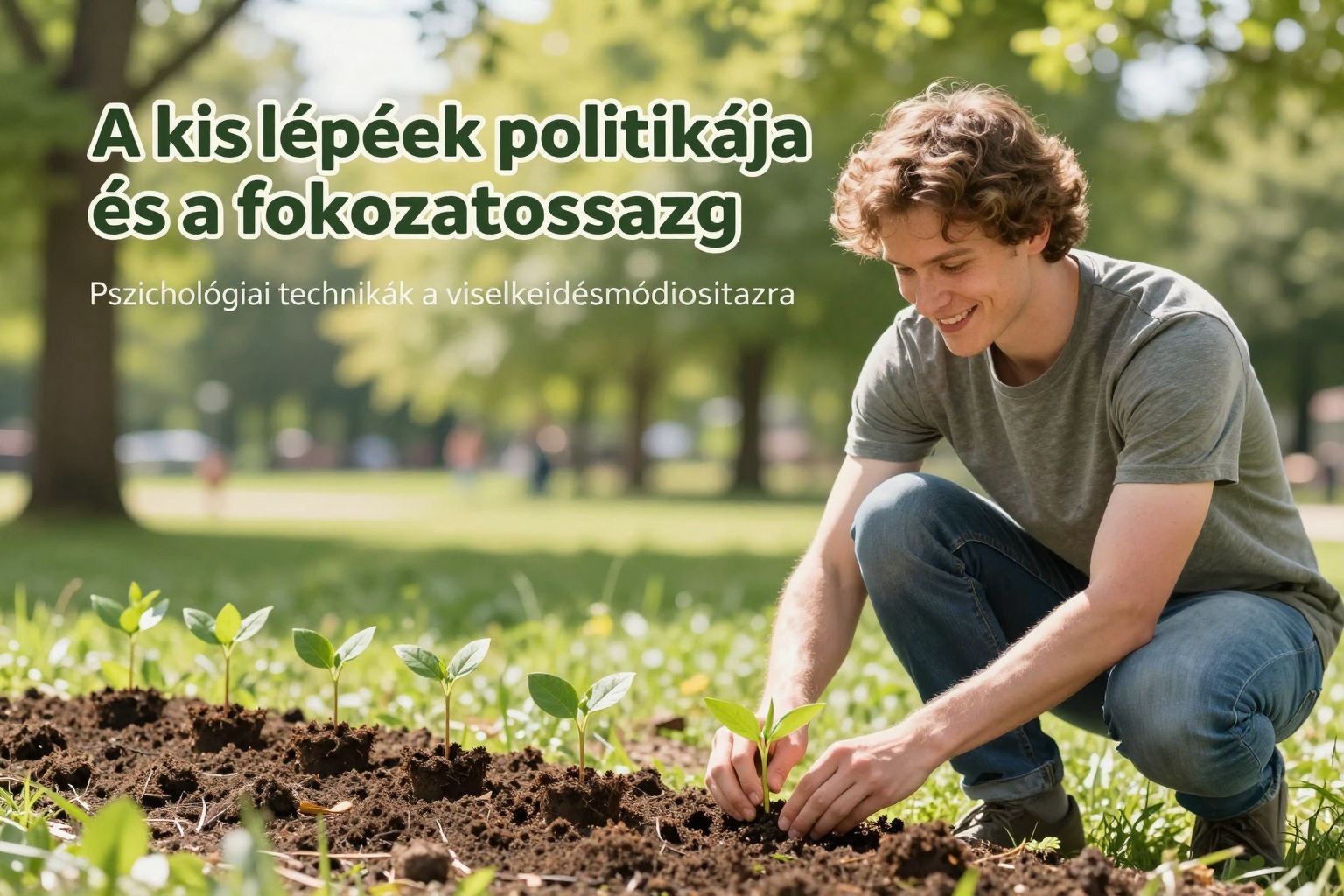 A kis lépések segítik a tartós változást elérni.