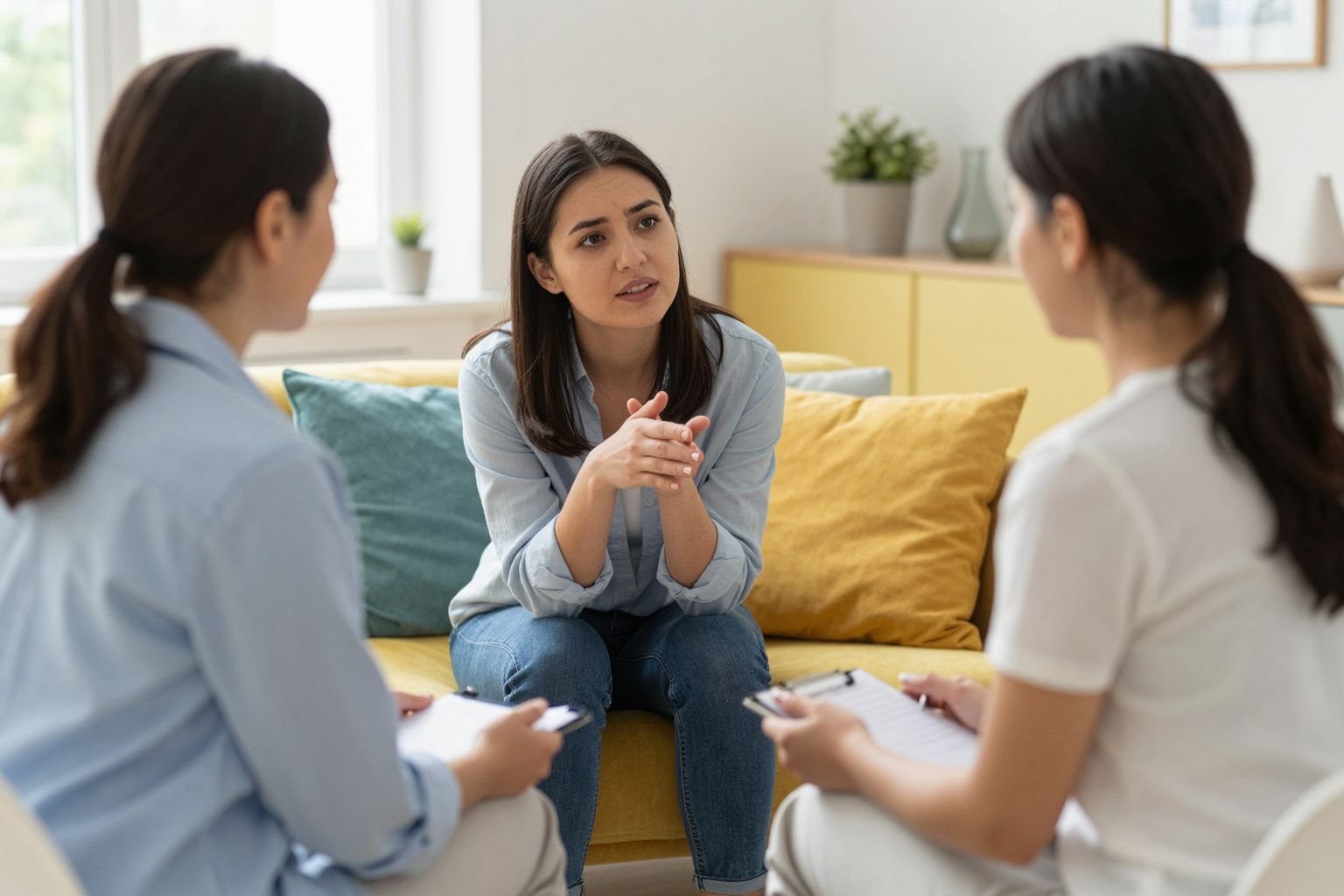 A közvetlenség erősíti a terápiás kapcsolatot és bizalmat.