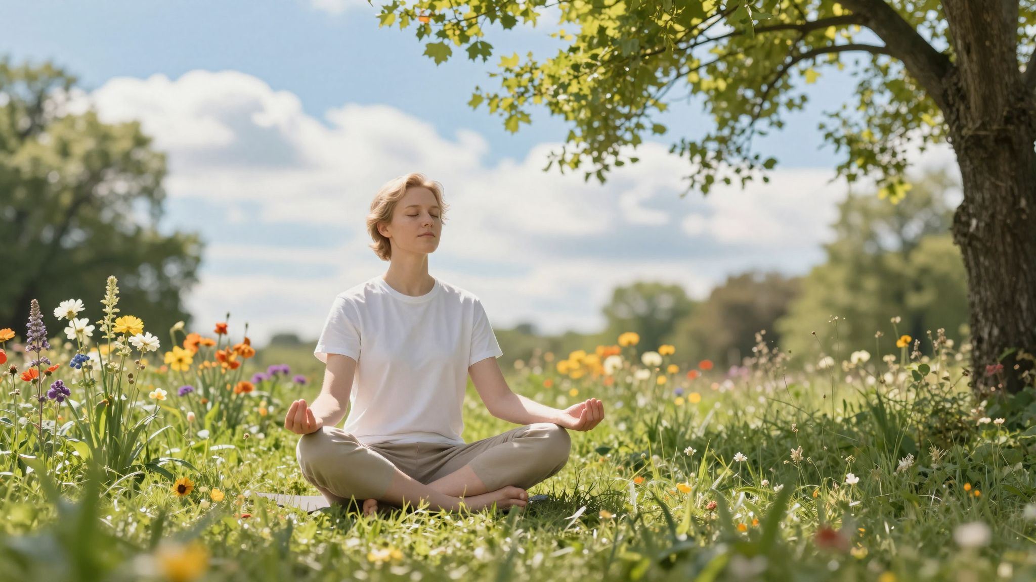 A nyugodt elme segít a stressz csökkentésében.