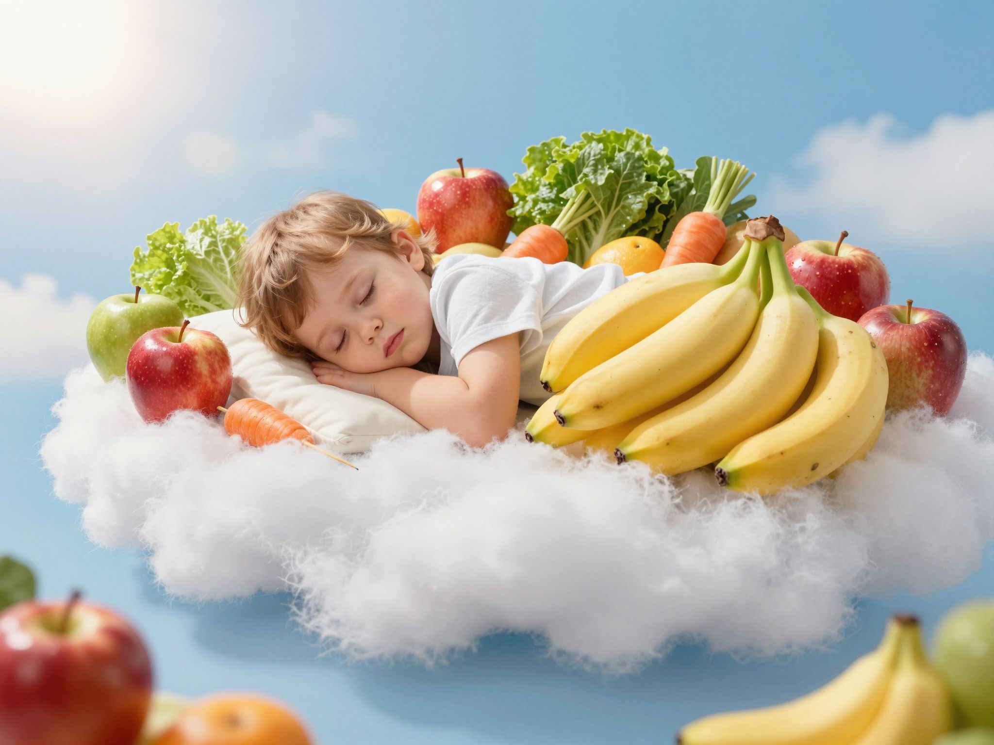 Az egészséges táplálkozás javítja a gyerekek alvását.