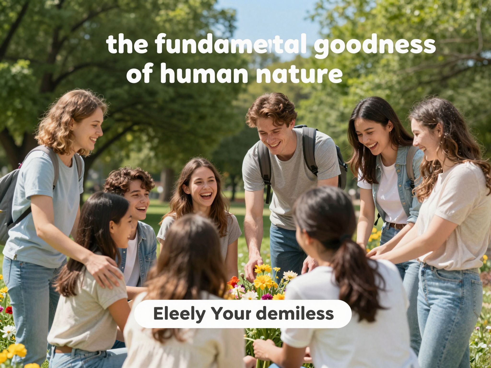 Az emberi természet jósága a személyes fejlődés kulcsa.