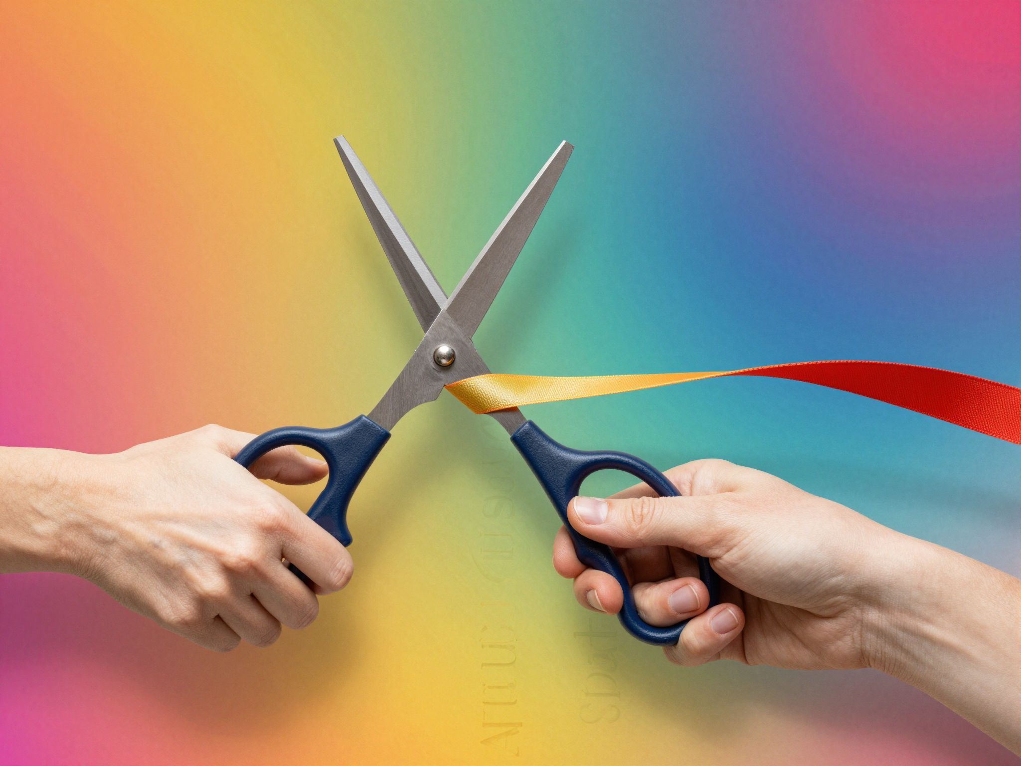 Az olló szimbolizálja a választást és a kötelékeket.