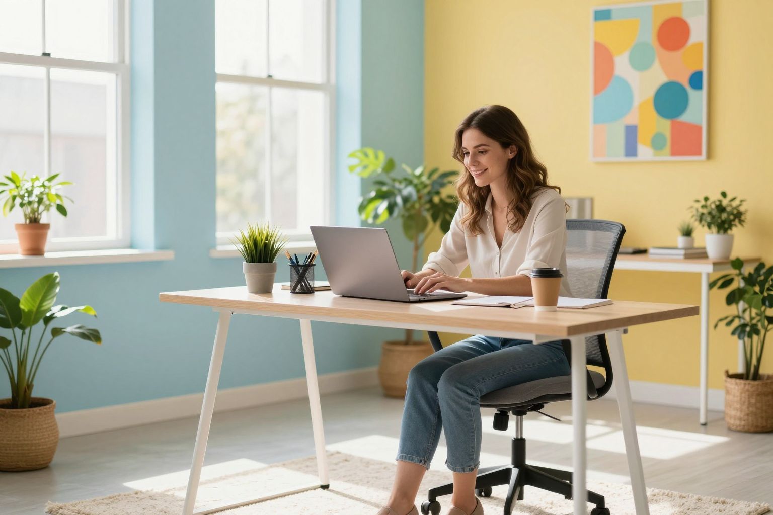 Kényelmes székek és megfelelő világítás javítja a koncentrációt.