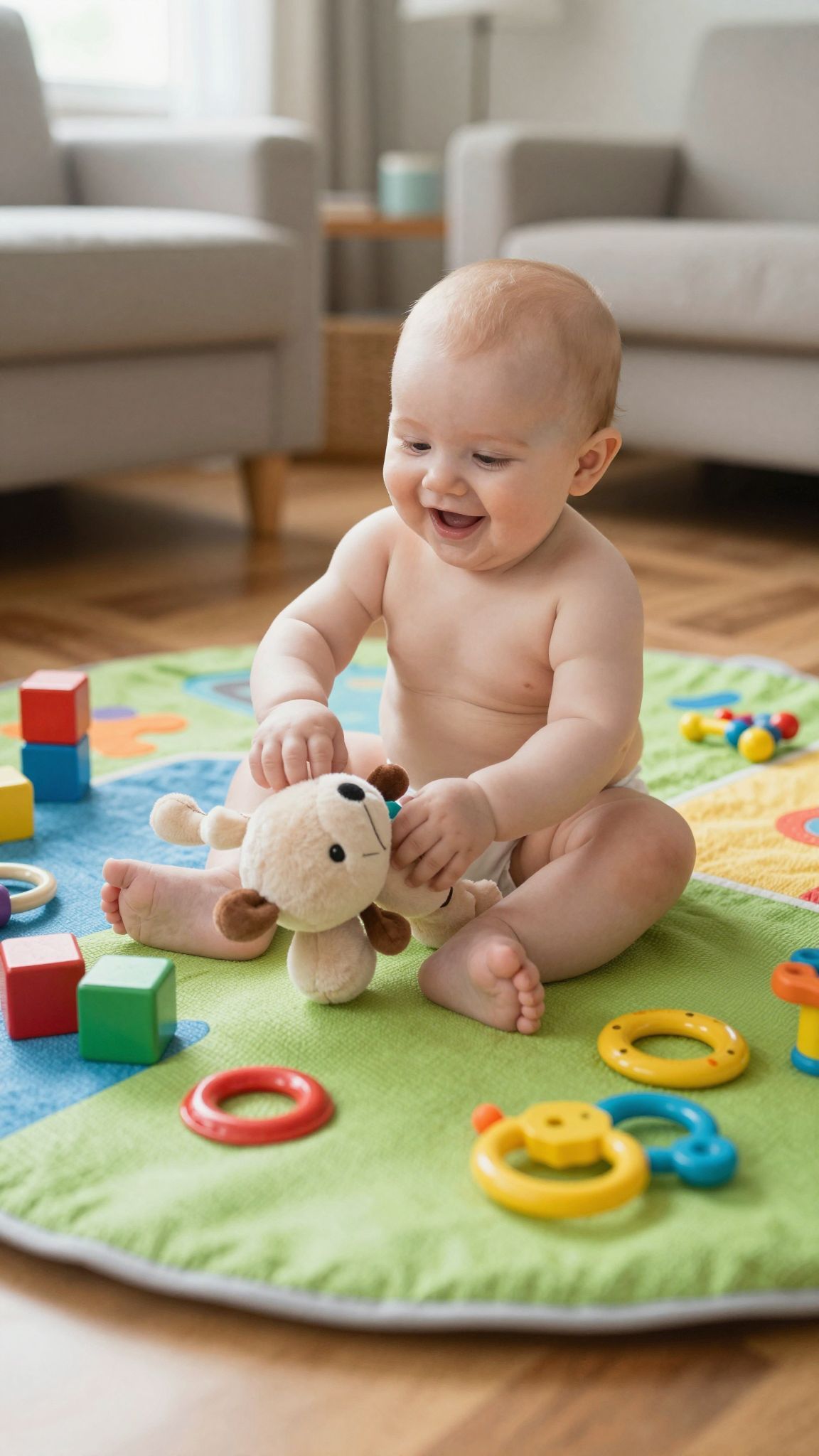A játék serkenti a kognitív és motoros fejlődést.