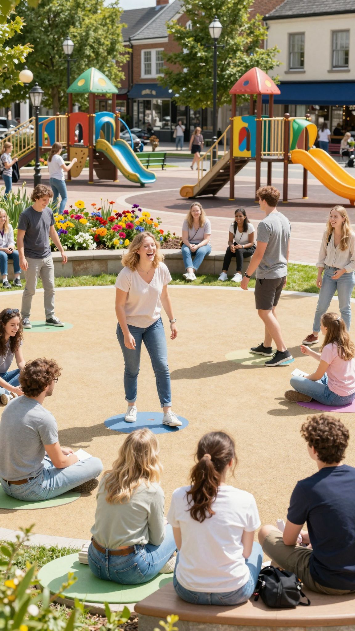 A köztereken való játékosság növeli a közösségi összetartást.