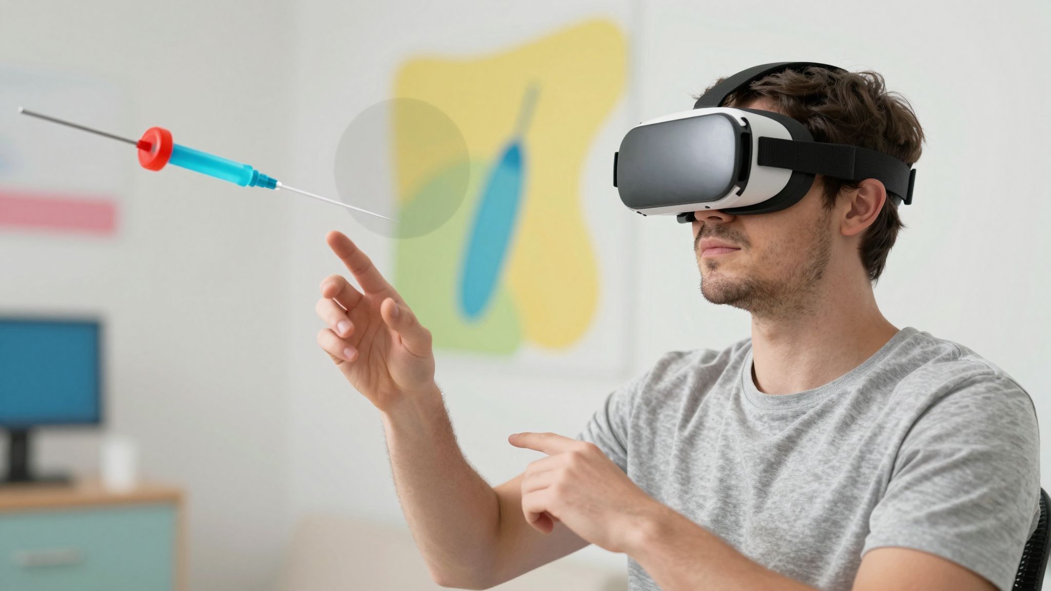 Virtuális valóság segíthet a tűktől való félelem csökkentésében.