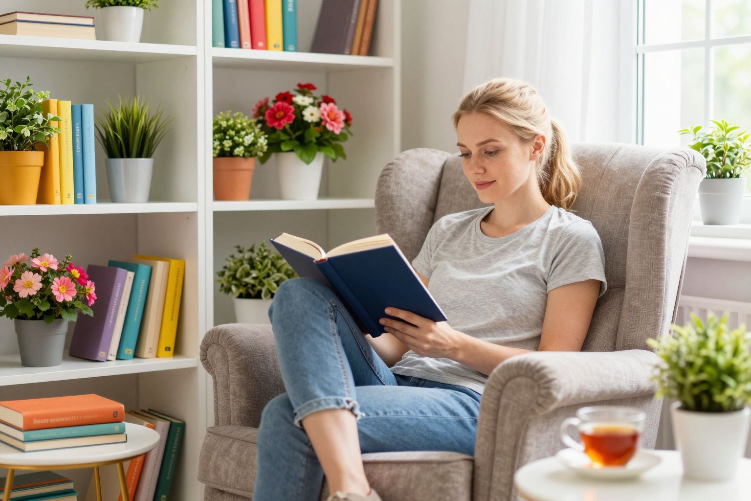 Az olvasás segít csökkenteni a stresszt és javítani az érzelmi egyensúlyt.