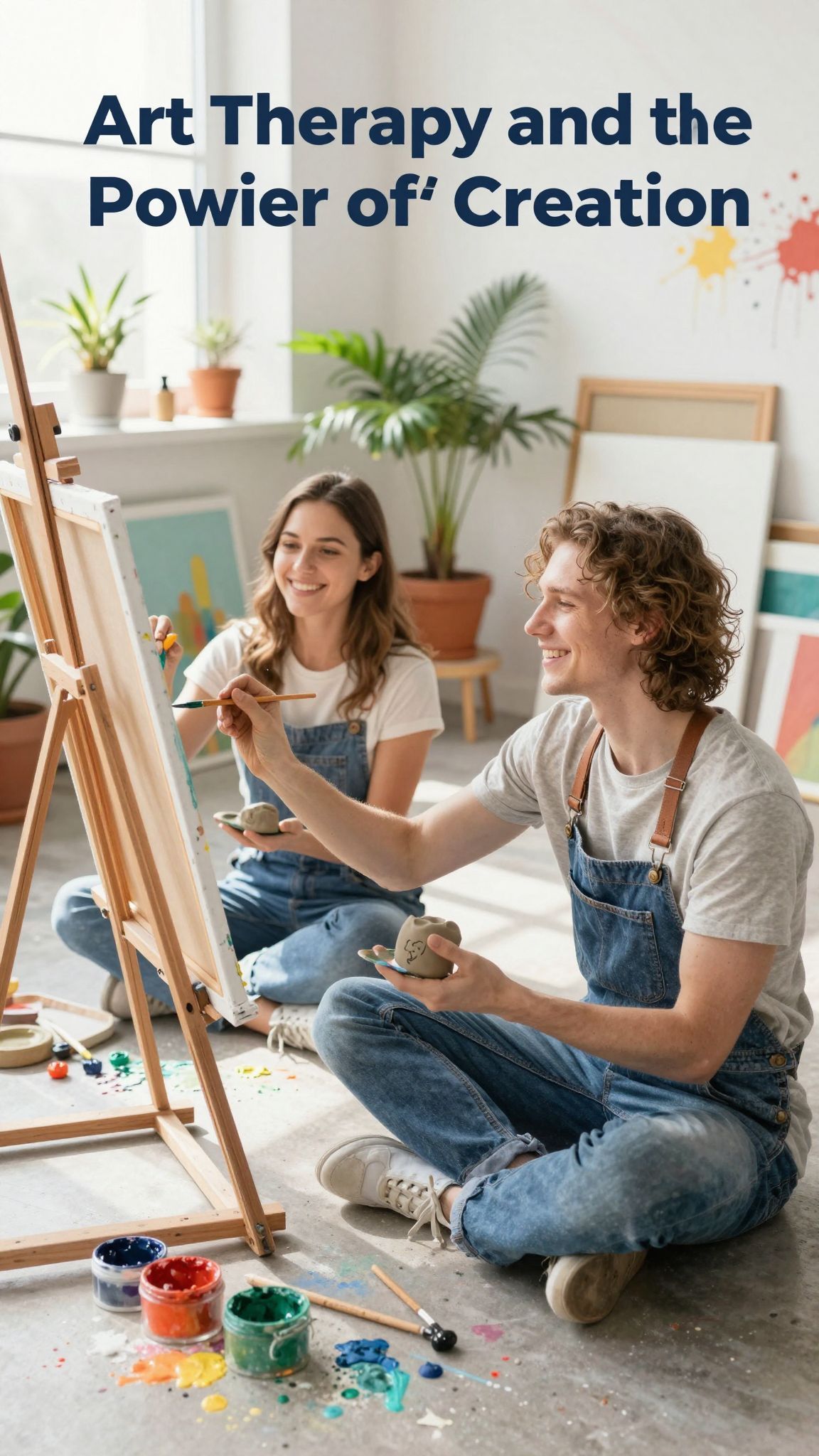 A művészetterápia segít a belső világ kifejezésében.