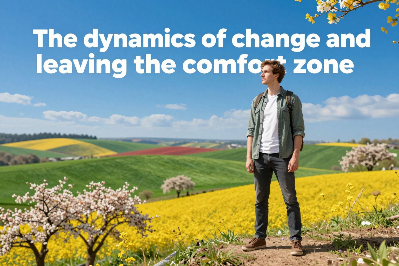 A komfortzóna elhagyása a fejlődés kulcsa.