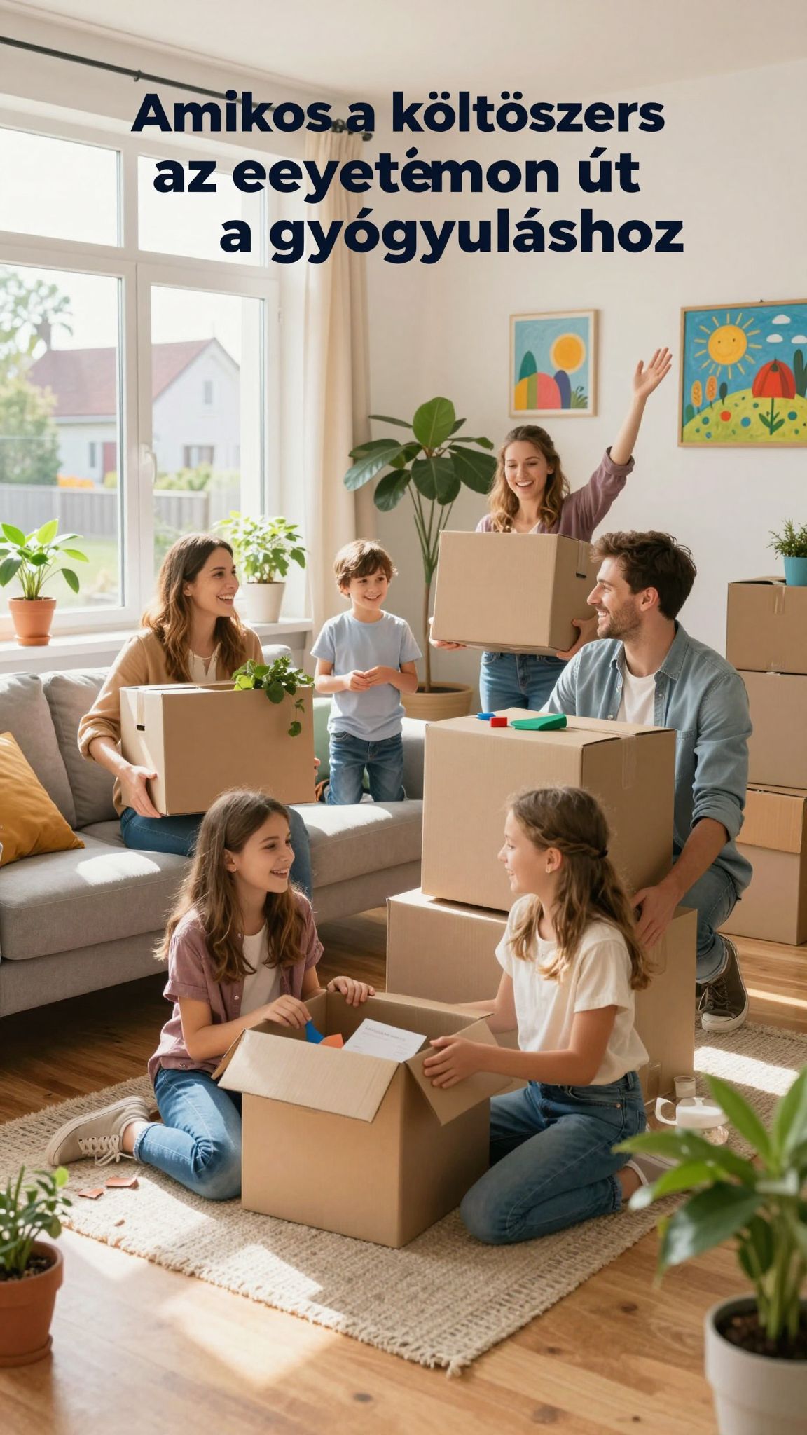 A költözés gyakran új kezdetet és lelki megújulást hoz.