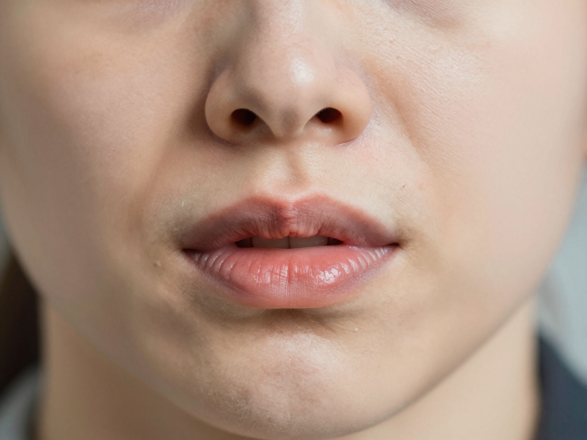 Az ajkak feszültsége gyakran a hazugság jele lehet.
