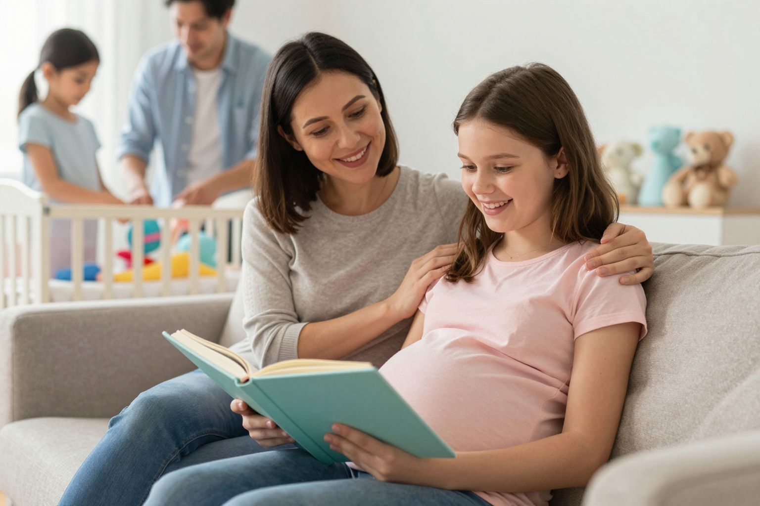 A babavárás készségei erősítik a fiatal szülők önbizalmát.