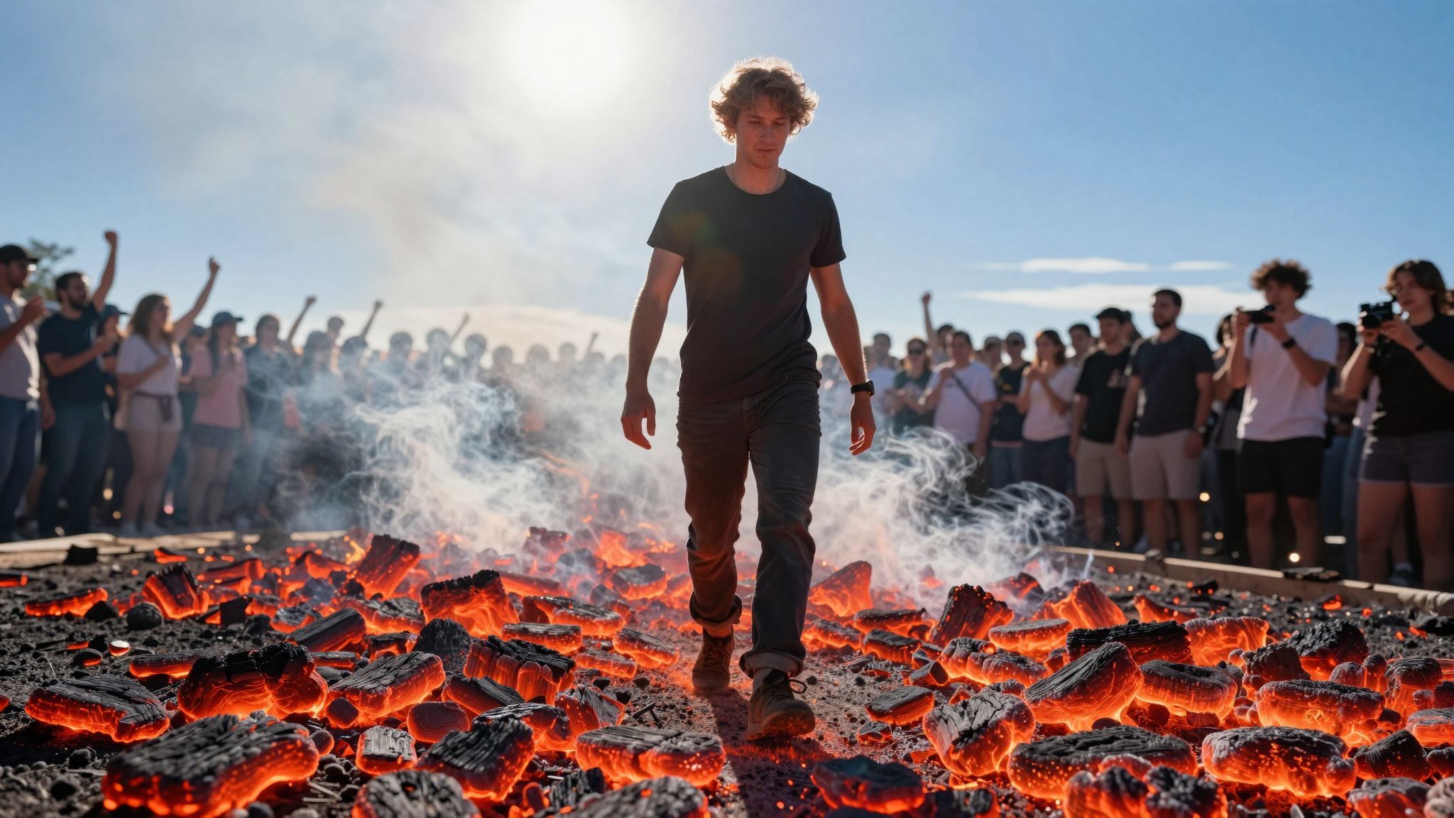 A parazsat hazavinni: a bátorság és az elköteleződés szimbóluma.