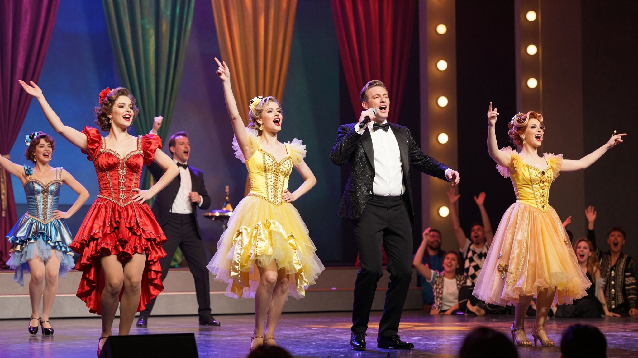 A Kabaré a dekadenciát és a társadalmi válságot tükrözi.