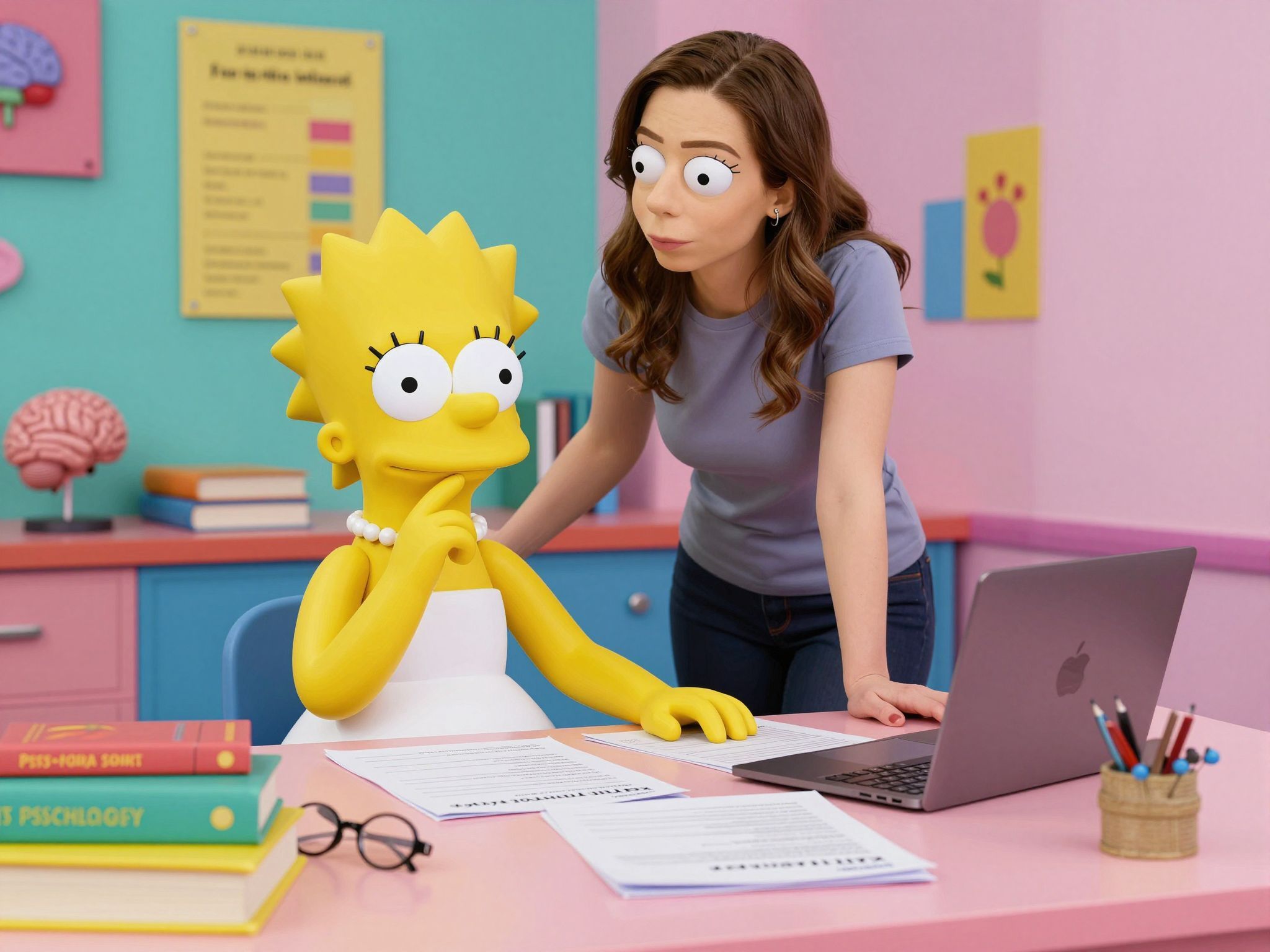 Lisa Simpson pszichológiai fejlődése inspirálja a fiatalokat világszerte.