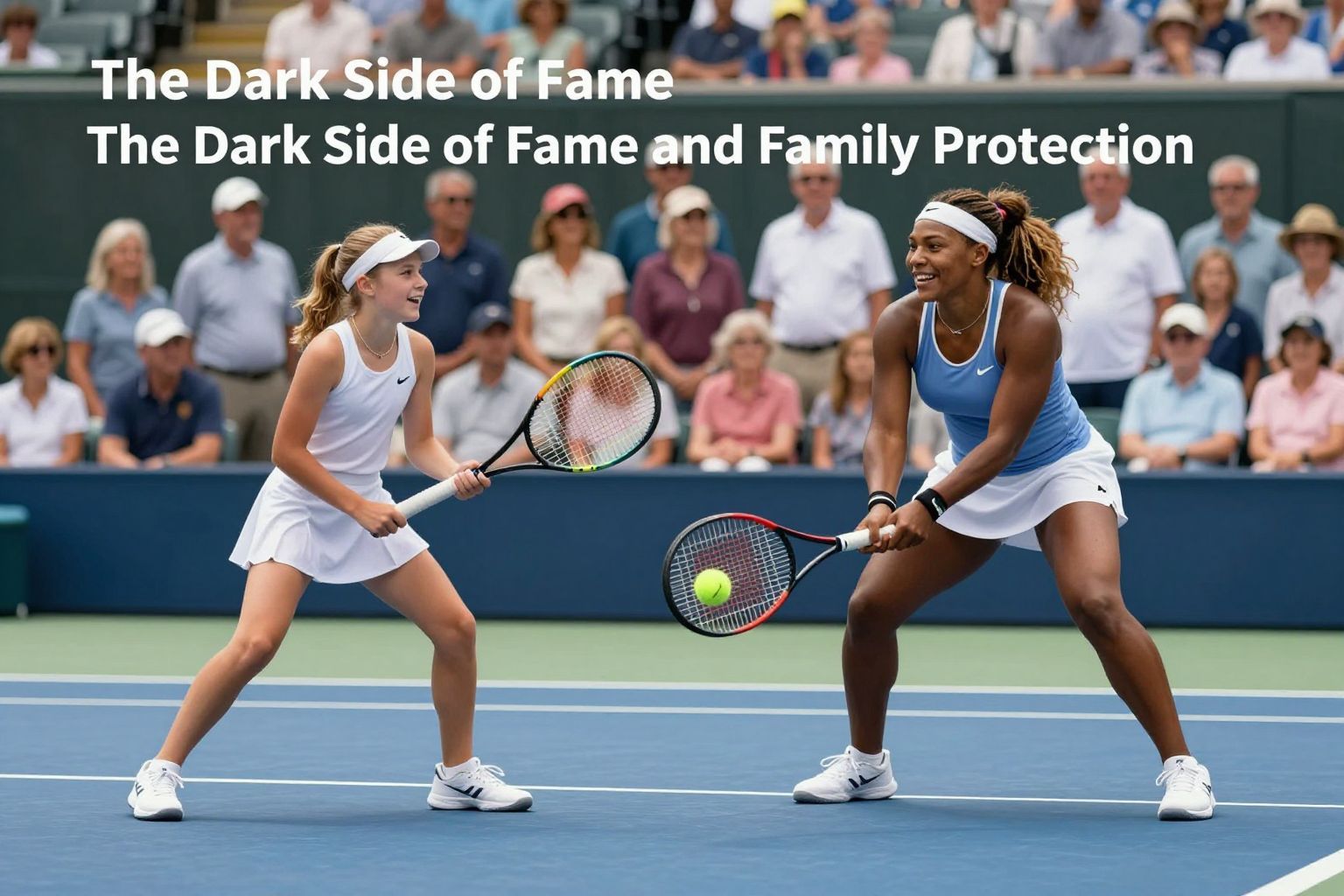 A hírnév nyomása gyakran terhet ró a családokra.