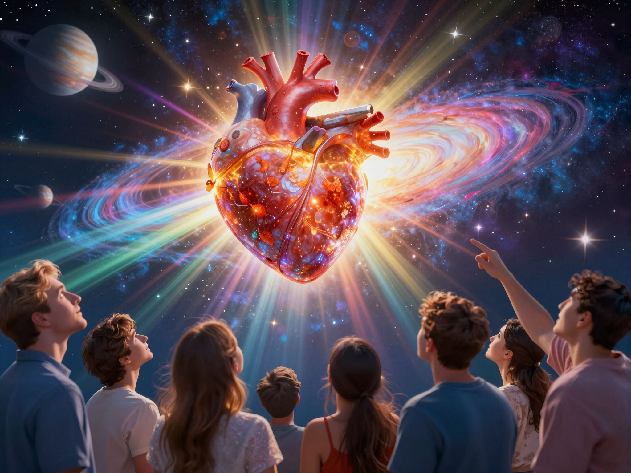 A szív biofotonjai kommunikálnak a környezettel és más emberekkel.