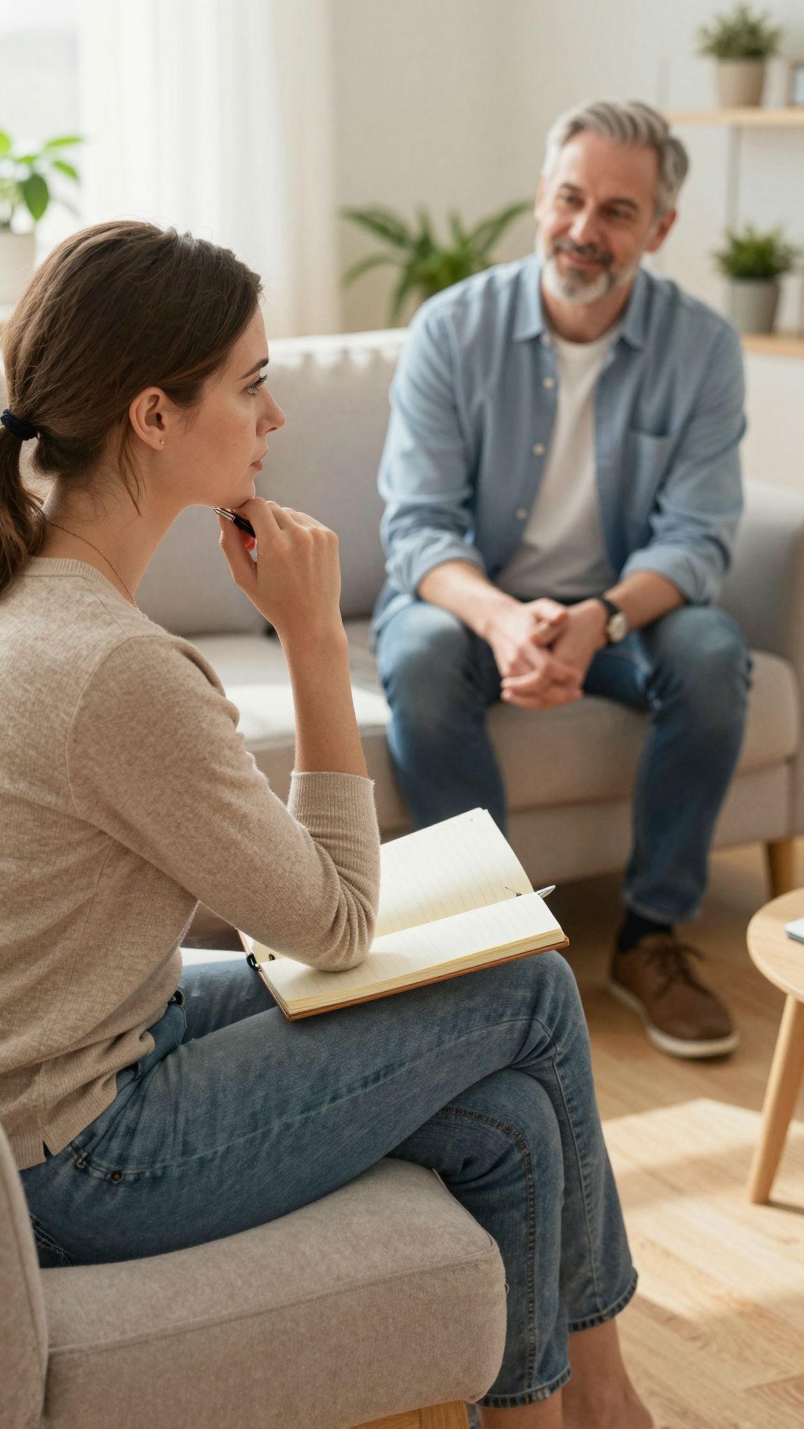 Szakember segíthet a mélyebb érzelmi problémák feltárásában.