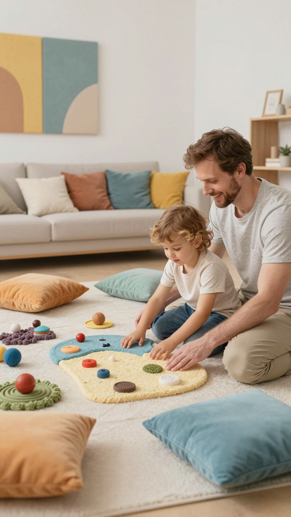 A taktilis biztonság segíti a stressz csökkentését.