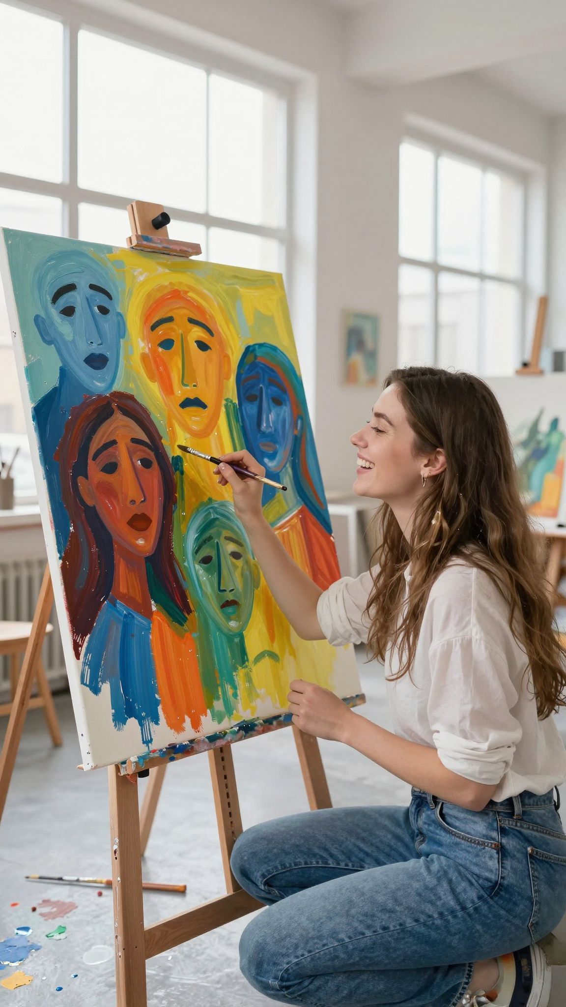 A színek használata erősíti az érzelmek kifejezését.