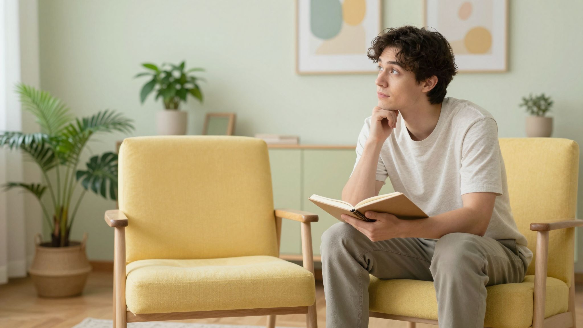 Az üres szék technika segít a belső párbeszédben.