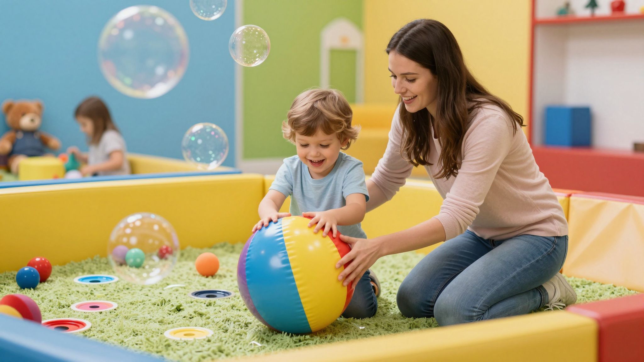 A Snoezelen multiszenzoros élményekkel segíti a gyermekek fejlődését.