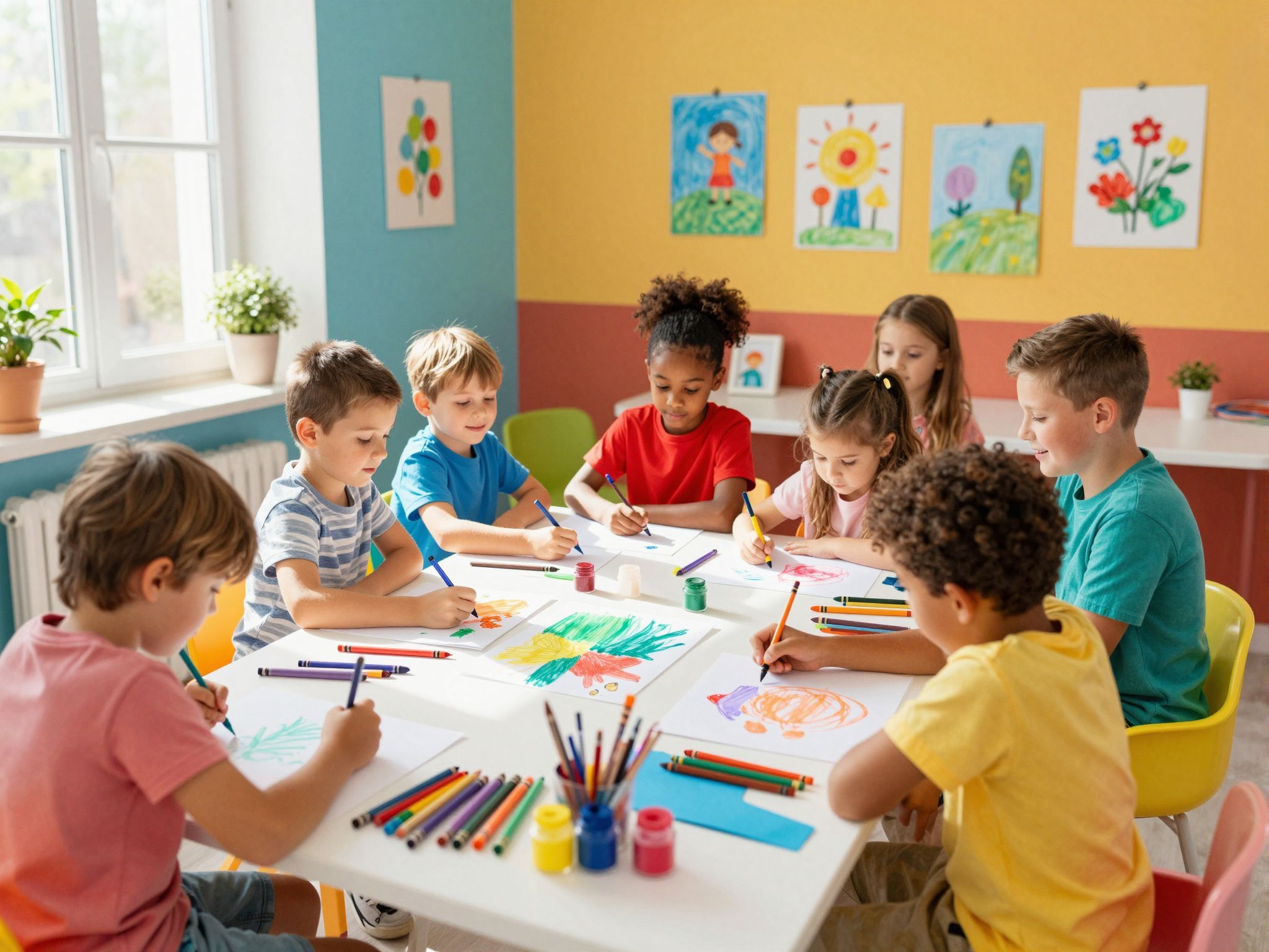 A gyermekrajzok segítik a kreatív gondolkodás fejlődését.