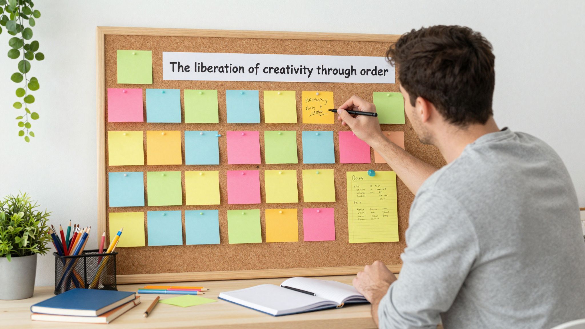 A rend serkenti a kreatív gondolkodást és ötleteket.