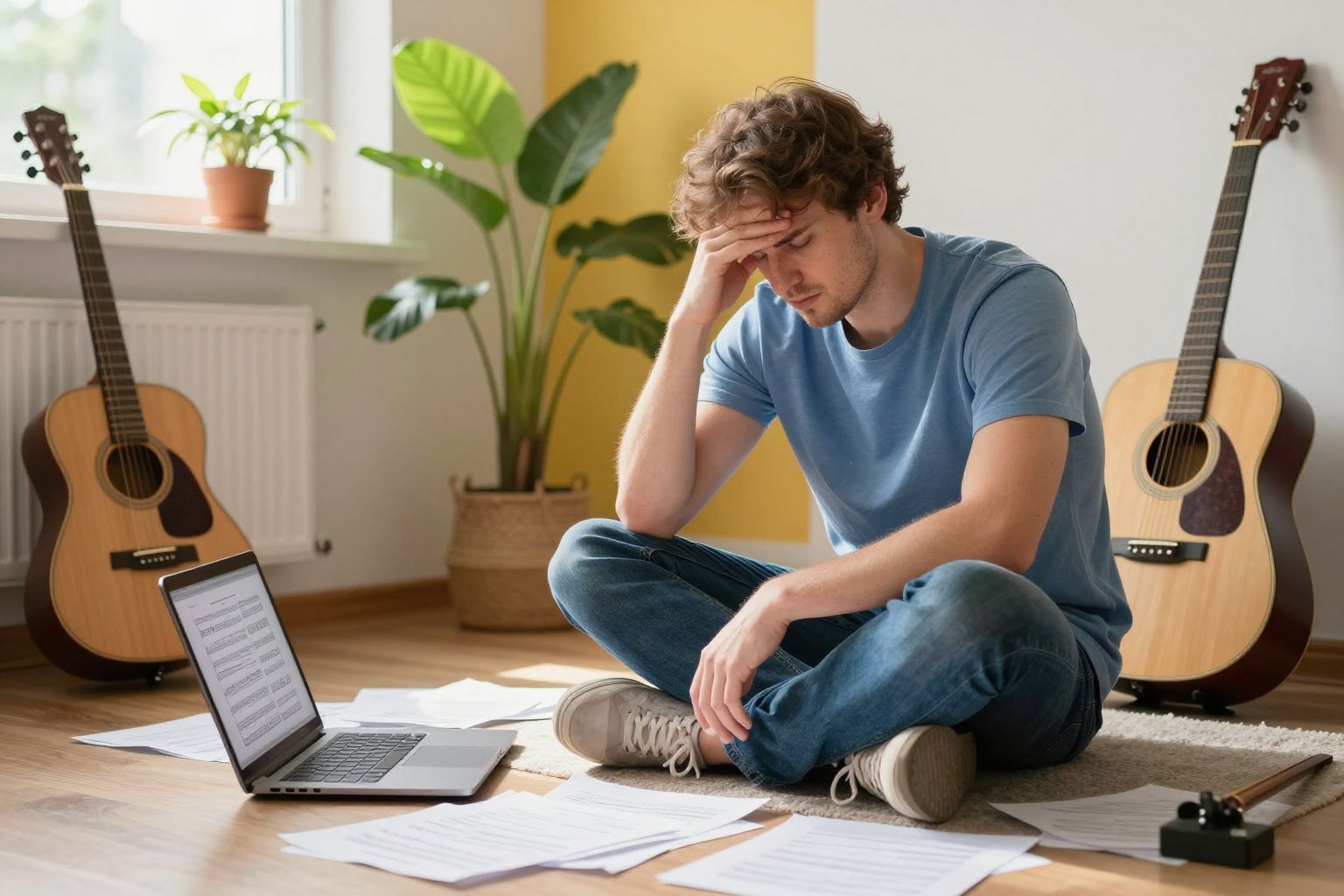 A pénzügyi bizonytalanság fokozza a zenészek stresszszintjét.