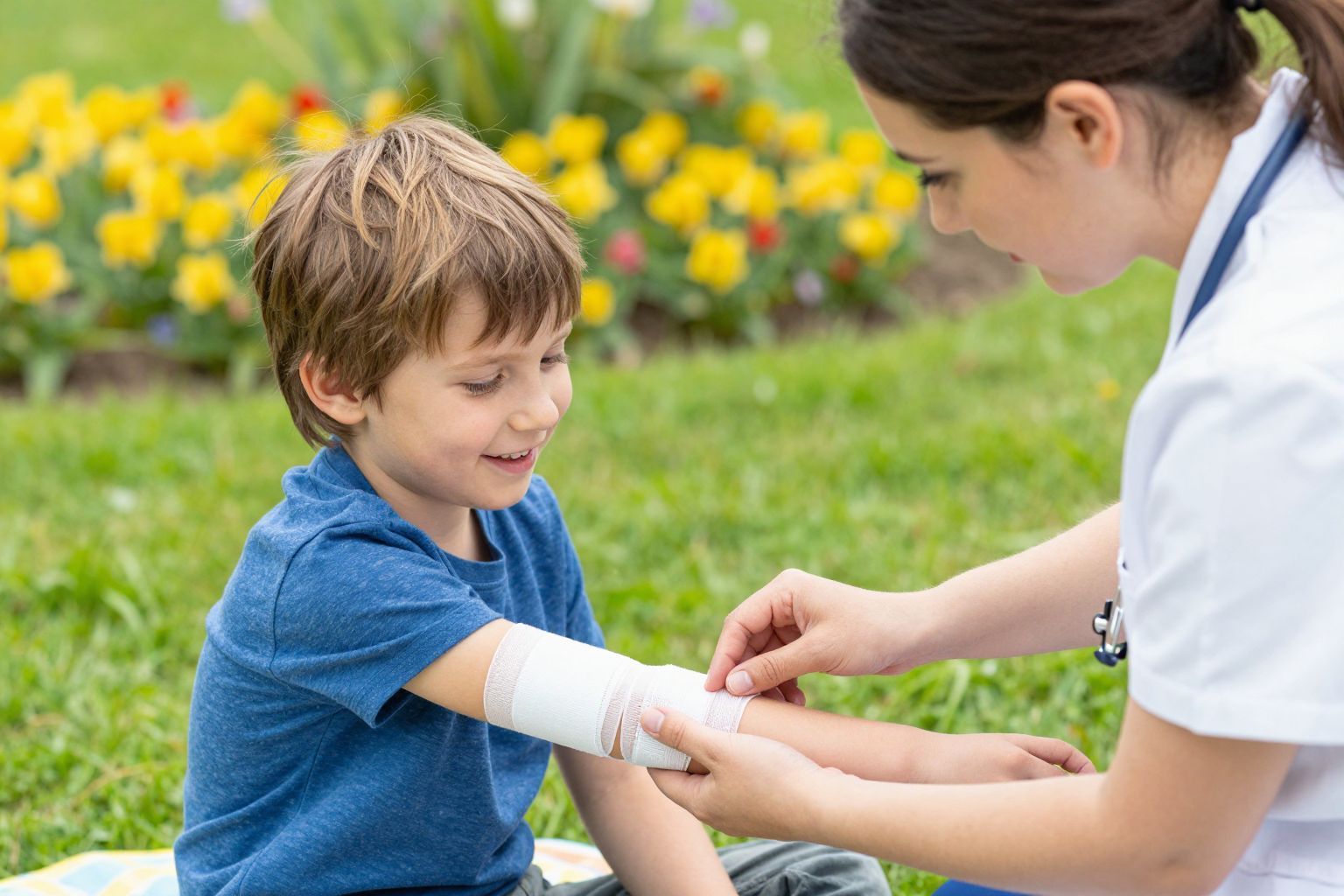 A biztonságos érintés erősíti a gyógyulás folyamatát.