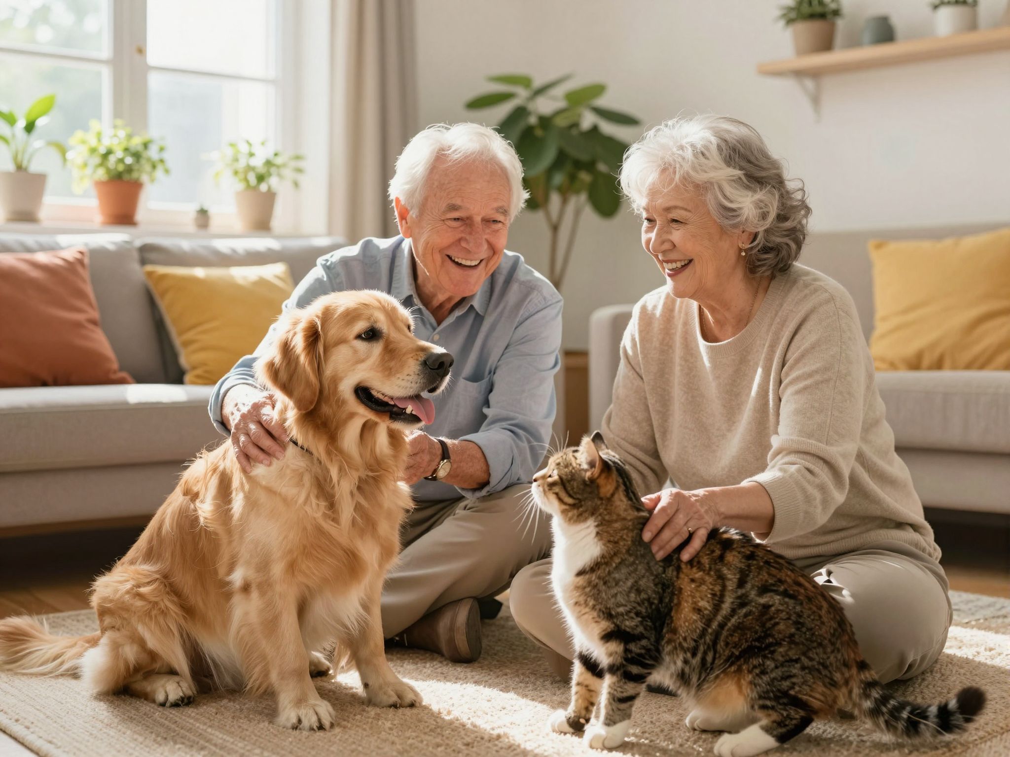 Időseknek a háziállatok csökkentik a magány érzetét.